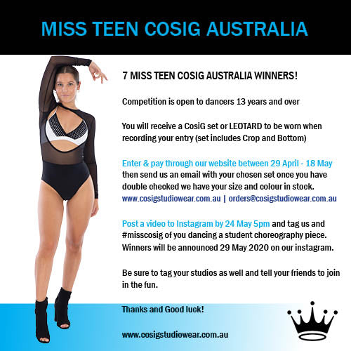 Miss CosiG Ambassador Search 2020